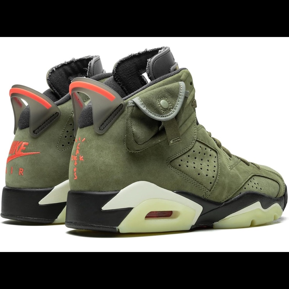 Jordan Mens Air 6 Retro Cactus Jack Travis Scott